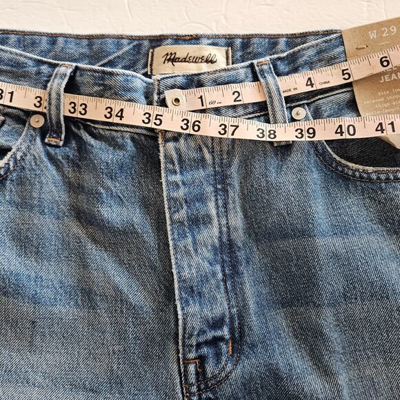 Madewell The Darted Barrel-Leg Jeans Dobbins Wash Women's 29 Casual Everyday - Picture 12 of 14